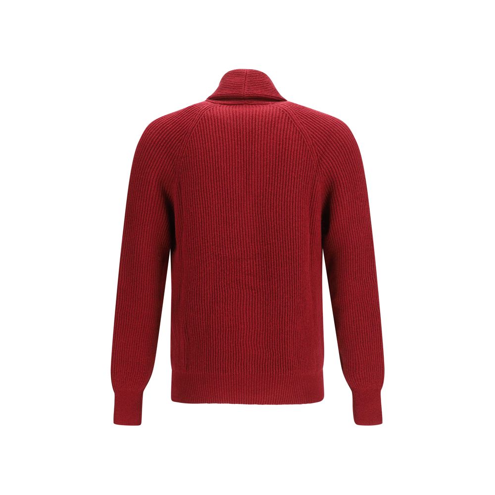 Brunello Cucinelli Cardigan en Coton Multicolore pour Homme