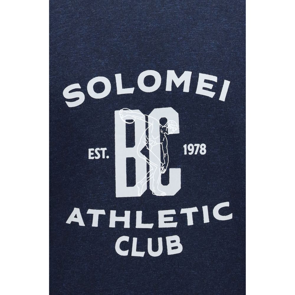 Brunello Cucinelli Blue Cotton Sweatshirt for Men
