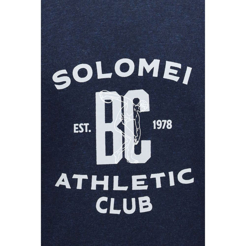 Brunello Cucinelli Blue Cotton Sweatshirt for Men