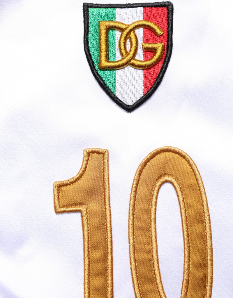Dolce & Gabbana Multicolor Italian DG Logo Crew Neck T-shirt