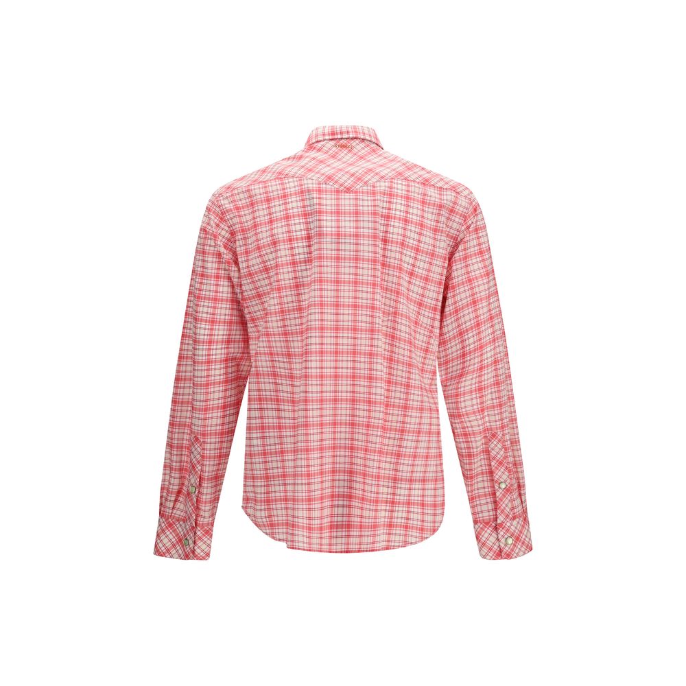 Chemise Versace en coton à motif multicolore
