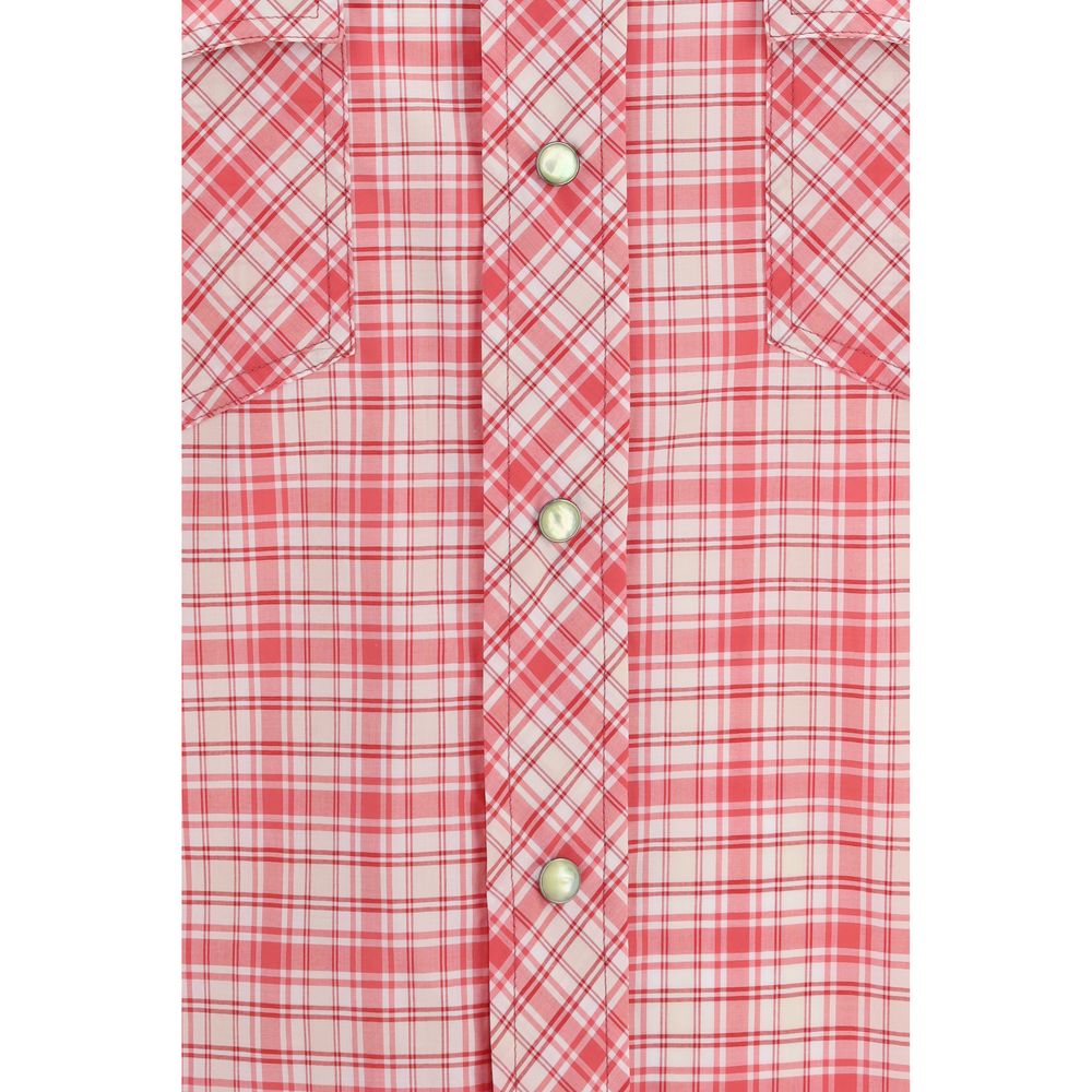 Chemise Versace en coton à motif multicolore