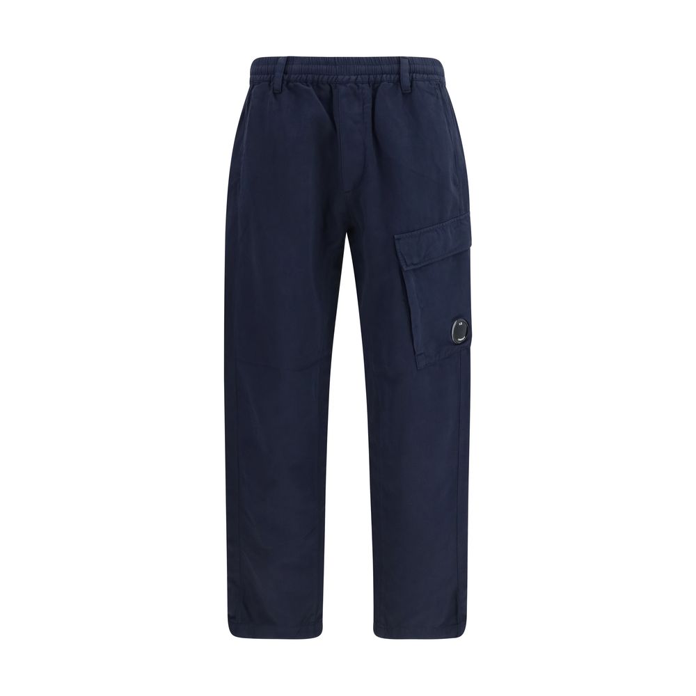 C.P. Company Blue Cotton Cargo Pants - Functional Urban Style