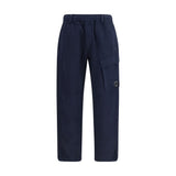 C.P. Company Blue Cotton Cargo Pants - Functional Urban Style