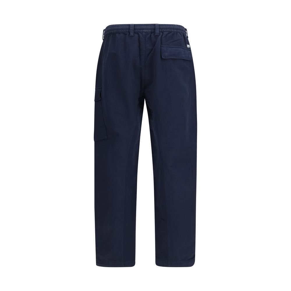 C.P. Company Blue Cotton Cargo Pants - Functional Urban Style