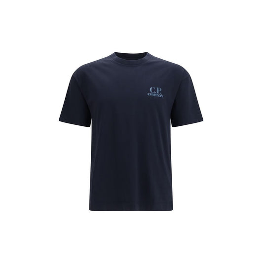 C.P. Company Blue Cotton T-Shirt - 30/1 Jersey Comfort