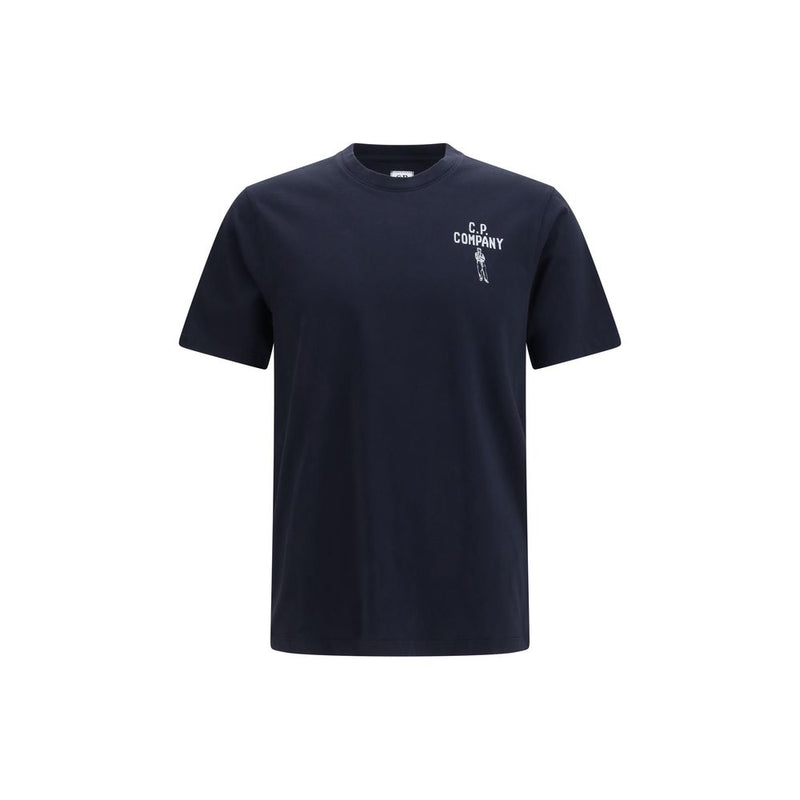 C.P. Company Blue Cotton T-Shirt - British Sailor Design