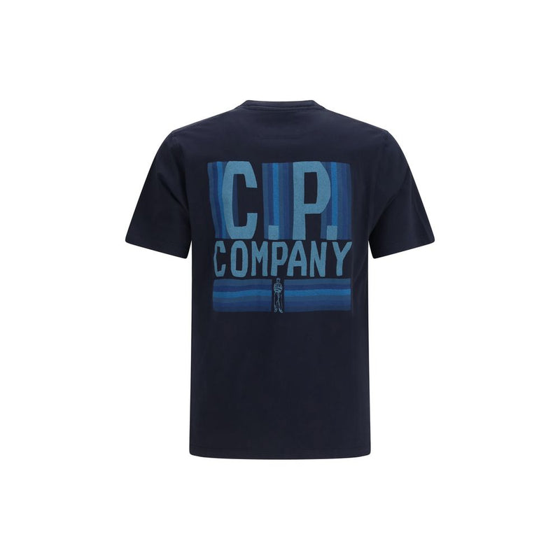 C.P. Company Blue Cotton T-Shirt - British Sailor Design