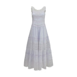 Robe décontractée Charo Ruiz en coton blanc