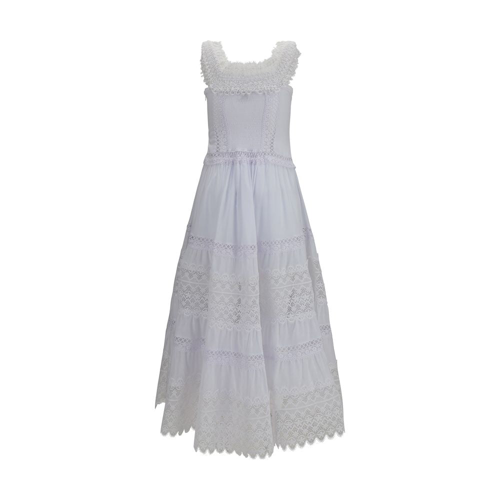 Robe décontractée Charo Ruiz en coton blanc