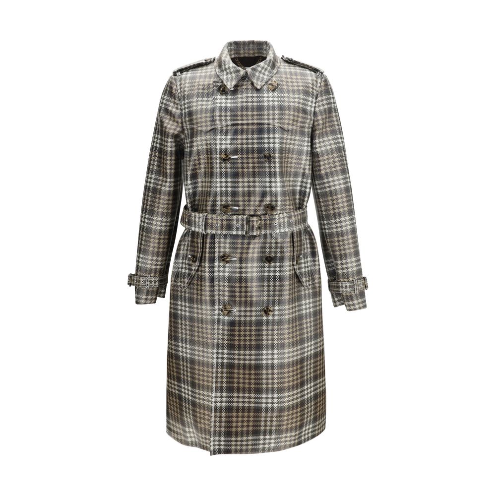 Manteau Burberry en polyester marron