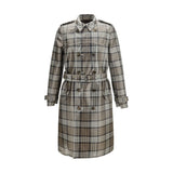 Manteau Burberry en polyester marron