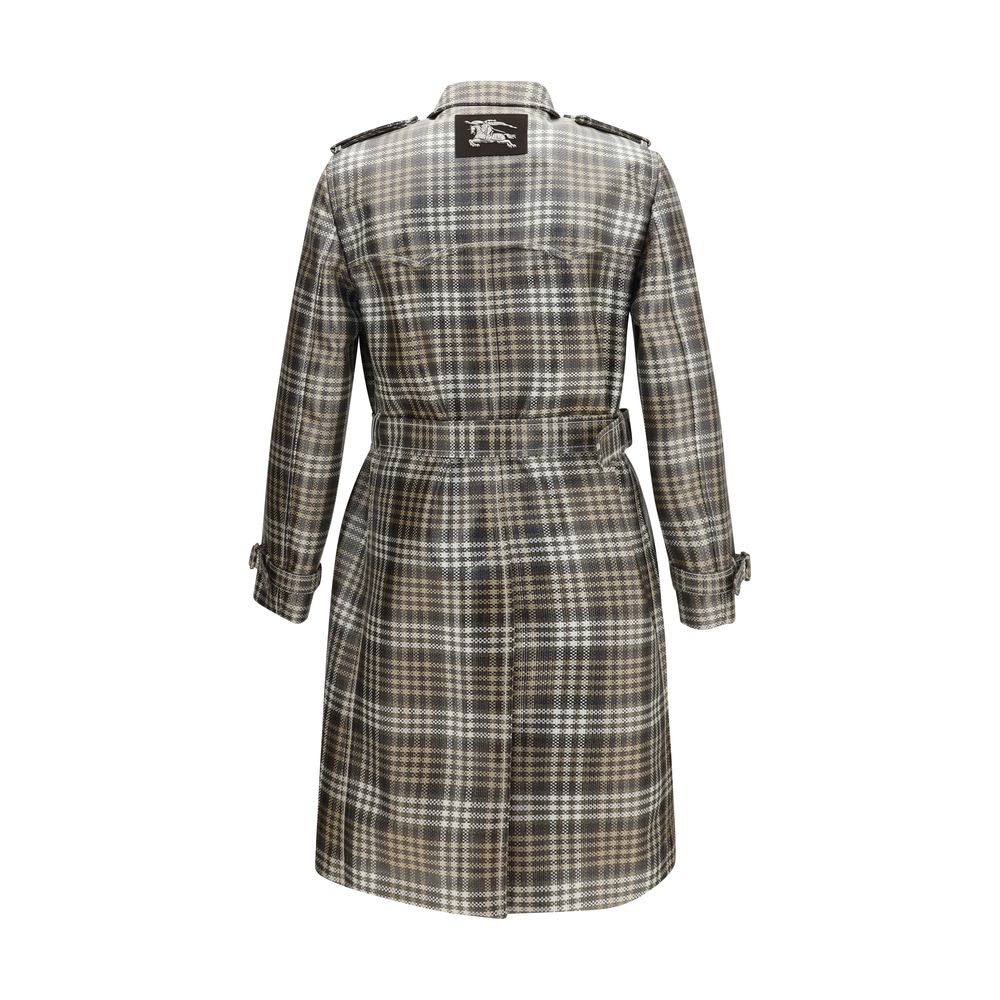 Manteau Burberry en polyester marron
