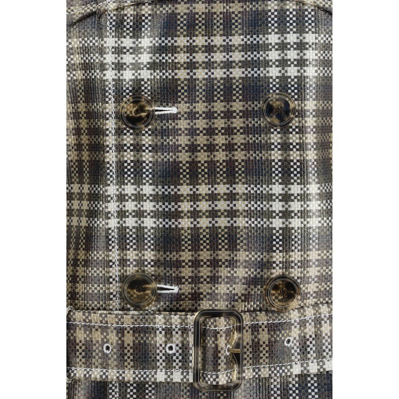 Burberry Brown Polyester Coat