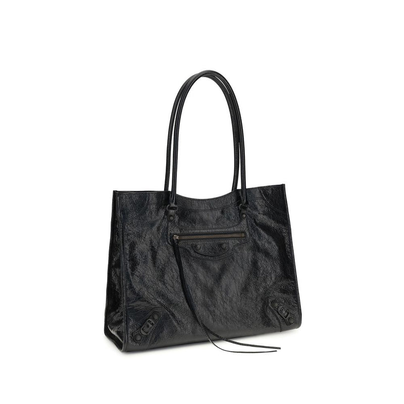 Balenciaga Black Lamb Ovis Aries Shoulder Bag