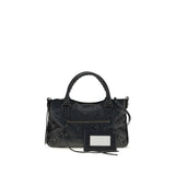 Balenciaga Black Lamb Ovis Aries Shoulder Bag