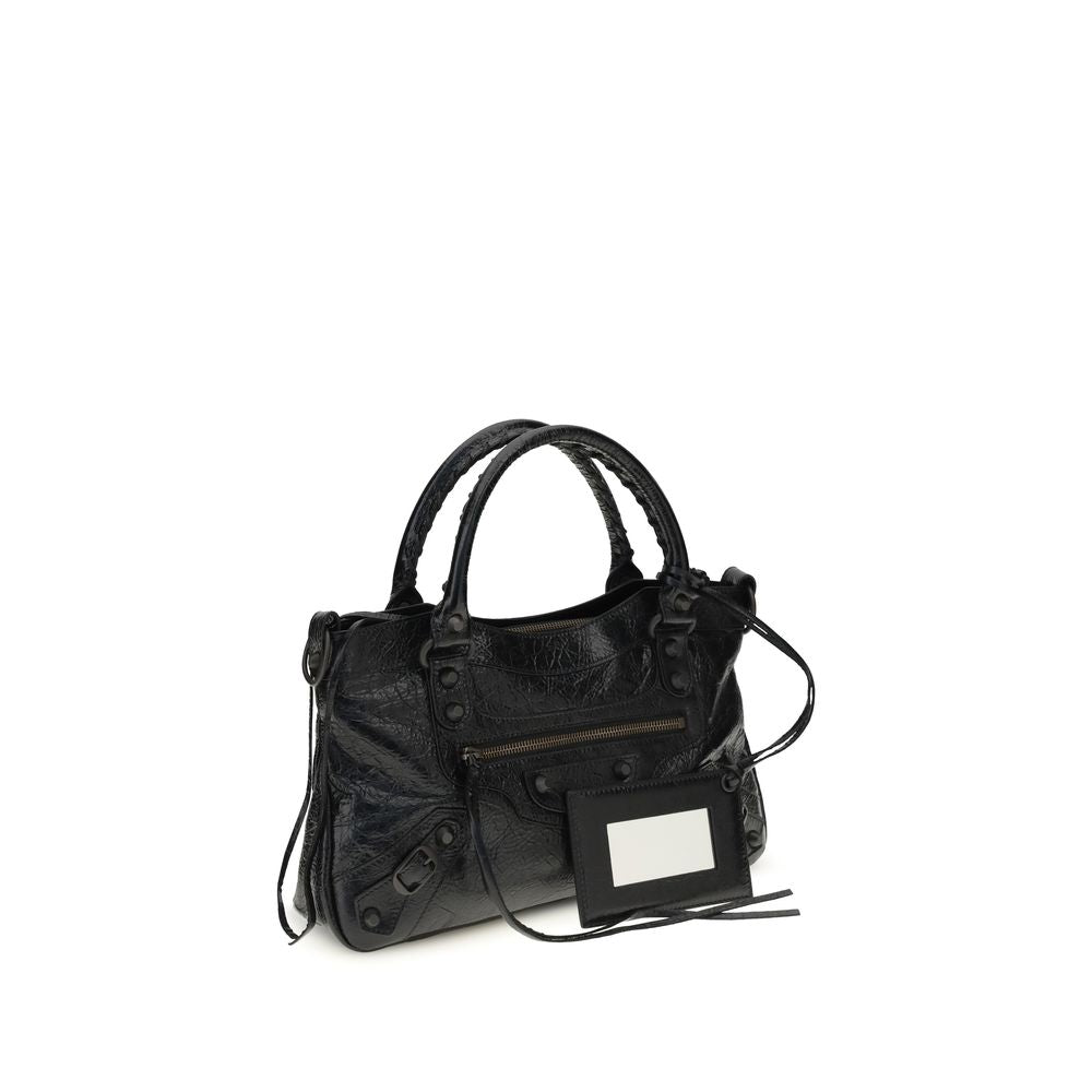 Balenciaga Black Lamb Ovis Aries Shoulder Bag