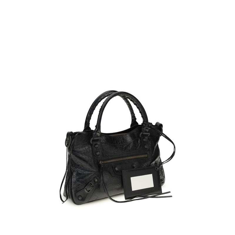 Balenciaga Black Lamb Ovis Aries Shoulder Bag