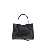 Balenciaga Black Lamb Ovis Aries Aries Shoulder Bag