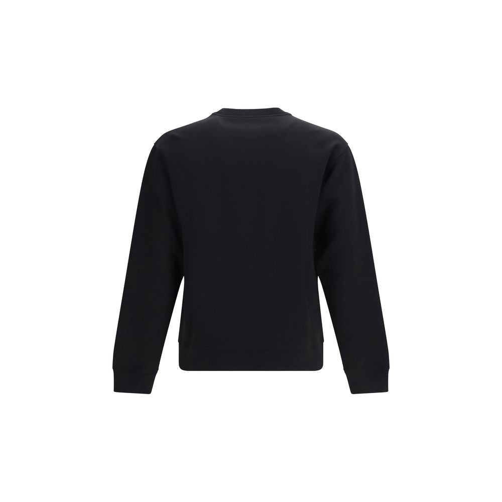 Valentino Black Cotton Sweatshirt - Contemporary Style