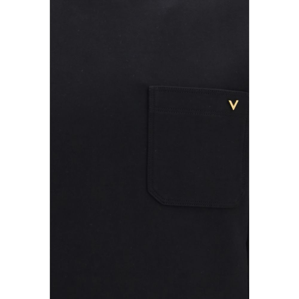 Valentino Black Cotton Sweatshirt - Contemporary Style