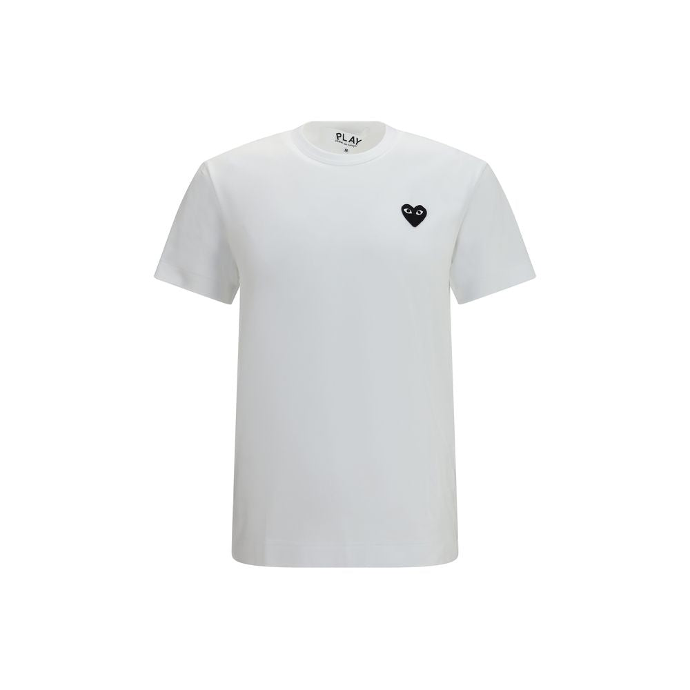 T-shirt blanc en coton Comme Des Garçons Play