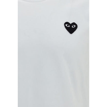 T-shirt blanc en coton Comme Des Garçons Play