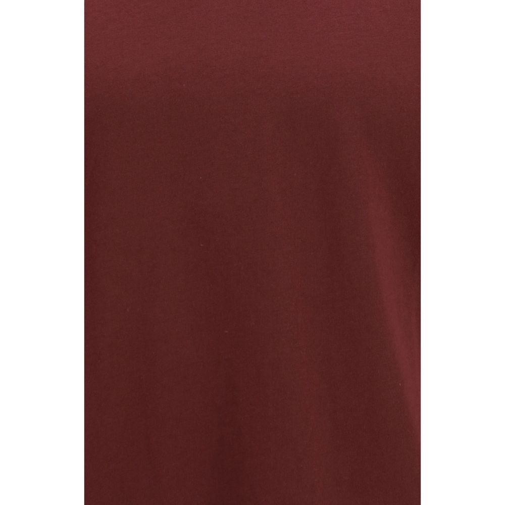 T-shirt en coton bordeaux Comme Des Garçons