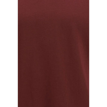 Comme Des Garçons Bordeaux Katoenen T-Shirt