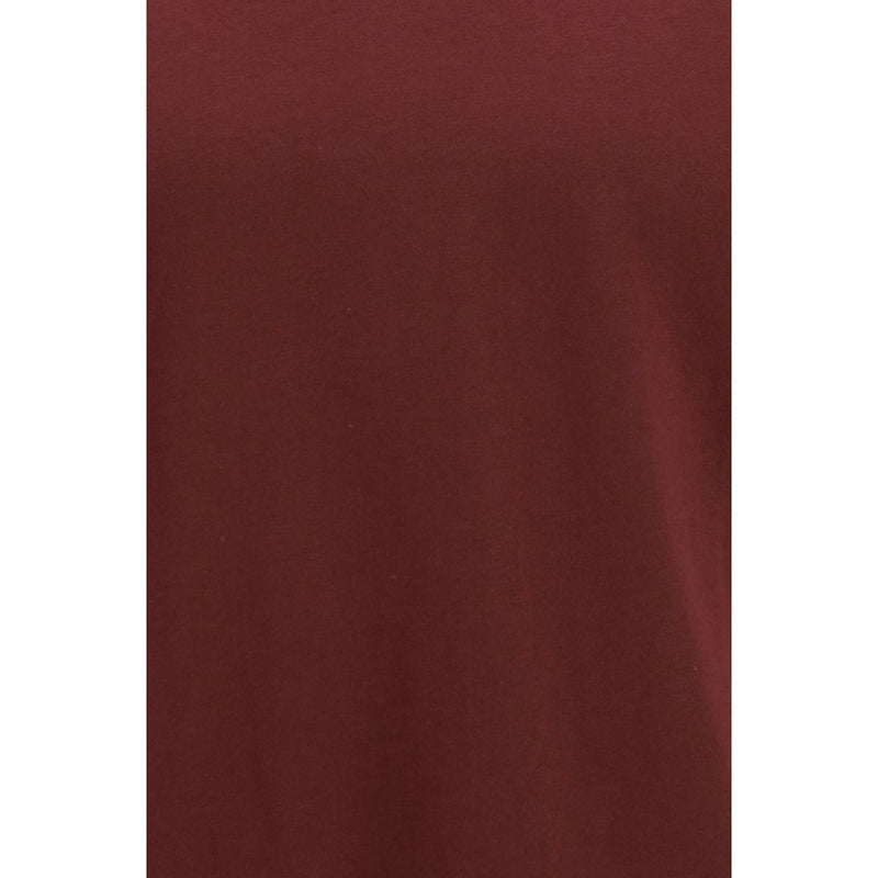 T-shirt en coton bordeaux Comme Des Garçons