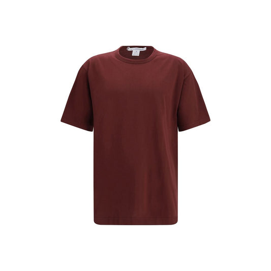 Comme Des Garçons Bordeaux Katoenen T-shirt