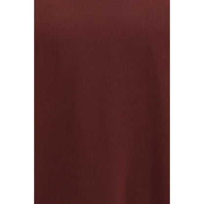 T-shirt en coton bordeaux Comme Des Garçons