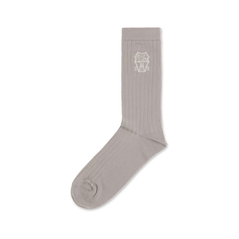 Brunello Cucinelli Beige Cotton Socks for Men