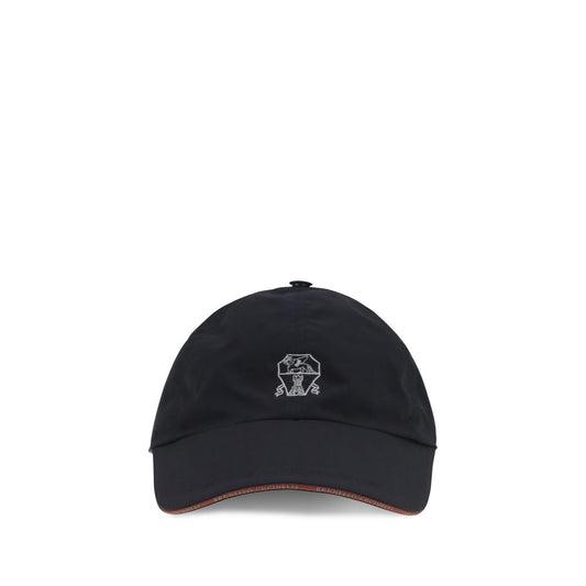 Brunello Cucinelli Blue Cotton Baseball Cap - Stylish & Casual