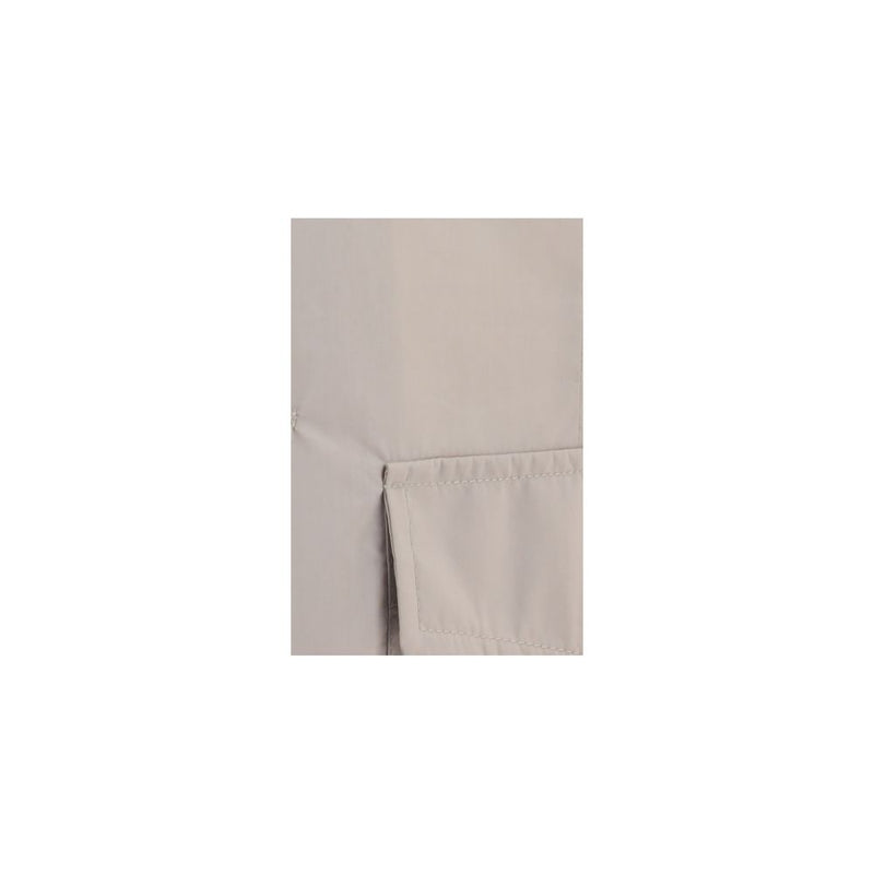 Brunello Cucinelli Beige Cotton Waterproof Jacket for Men