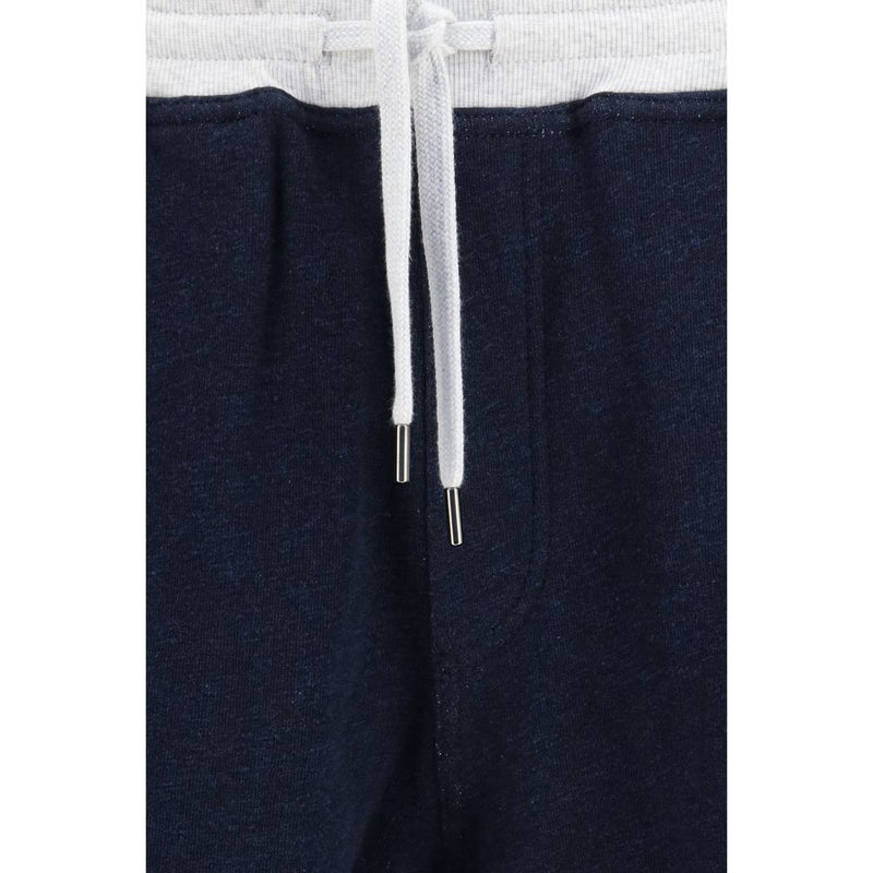 Brunello Cucinelli Blue Cotton Joggers - Stylish Comfort for Men