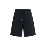 Brunello Cucinelli Bermuda Shorts en Coton Noir pour Homme
