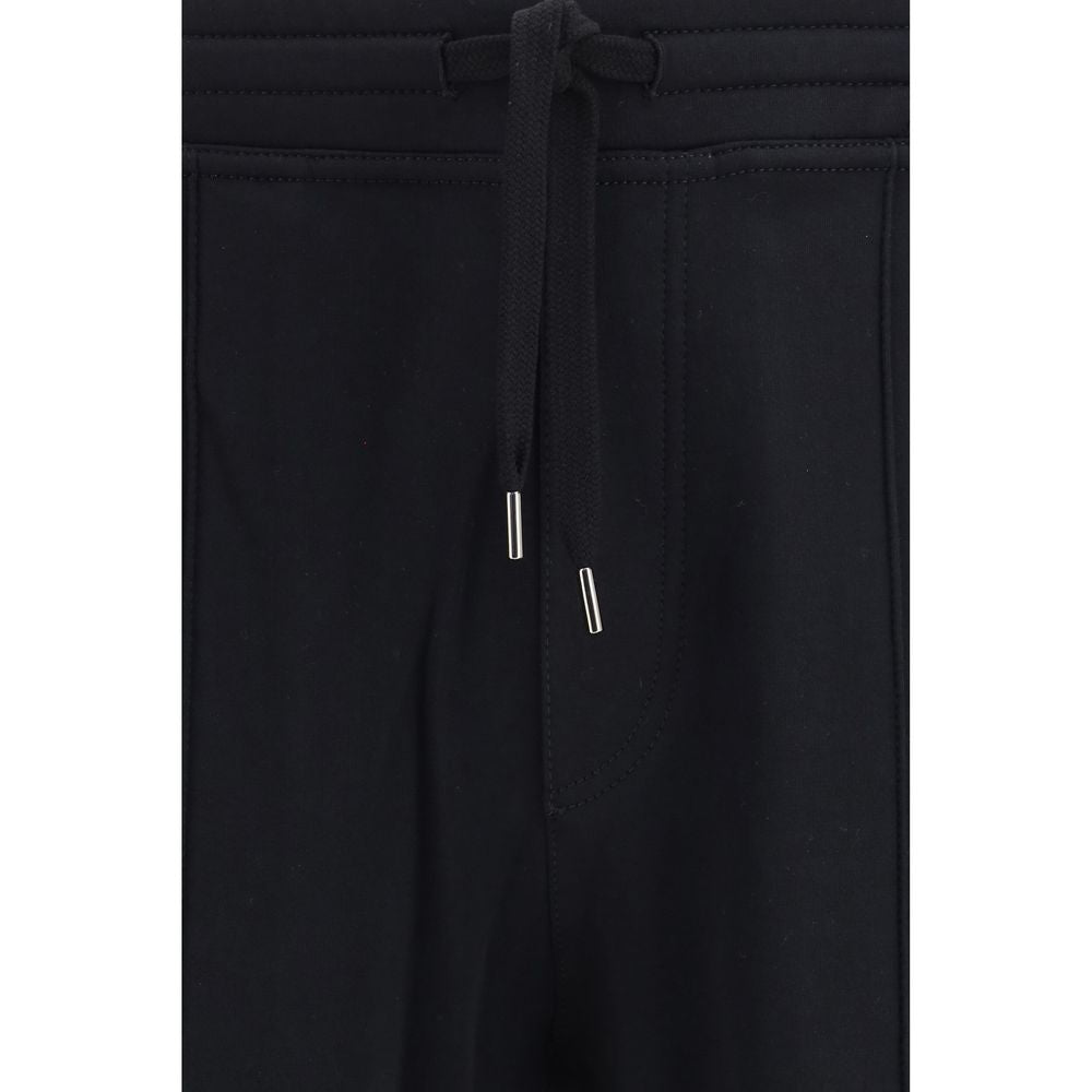 Brunello Cucinelli Black Cotton Joggers for Men
