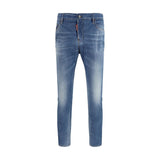 Dsquared² Blue Cotton Slim Fit Jeans for Men