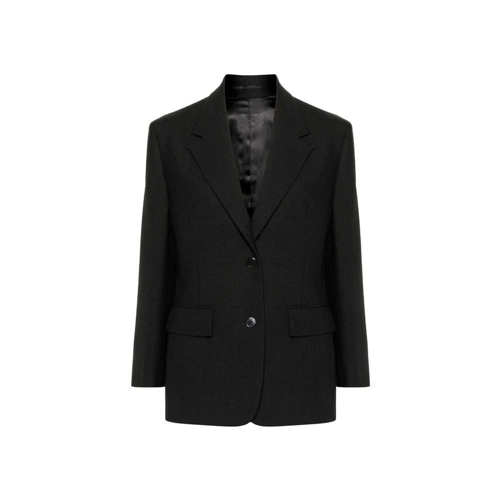 Prada Black Virgin Wool Blazer for Women