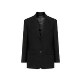 Prada Black Virgin Wool Blazer for Women