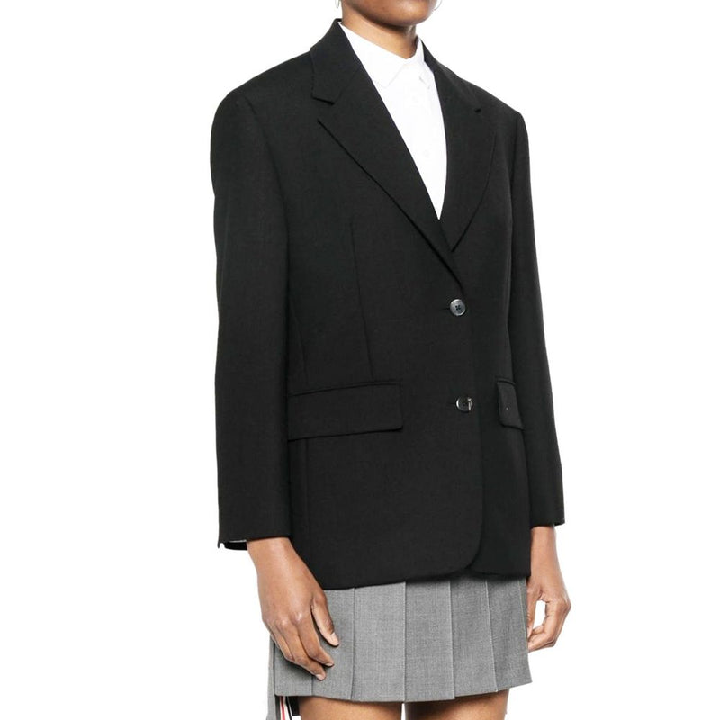 Prada Black Virgin Wool Blazer for Women