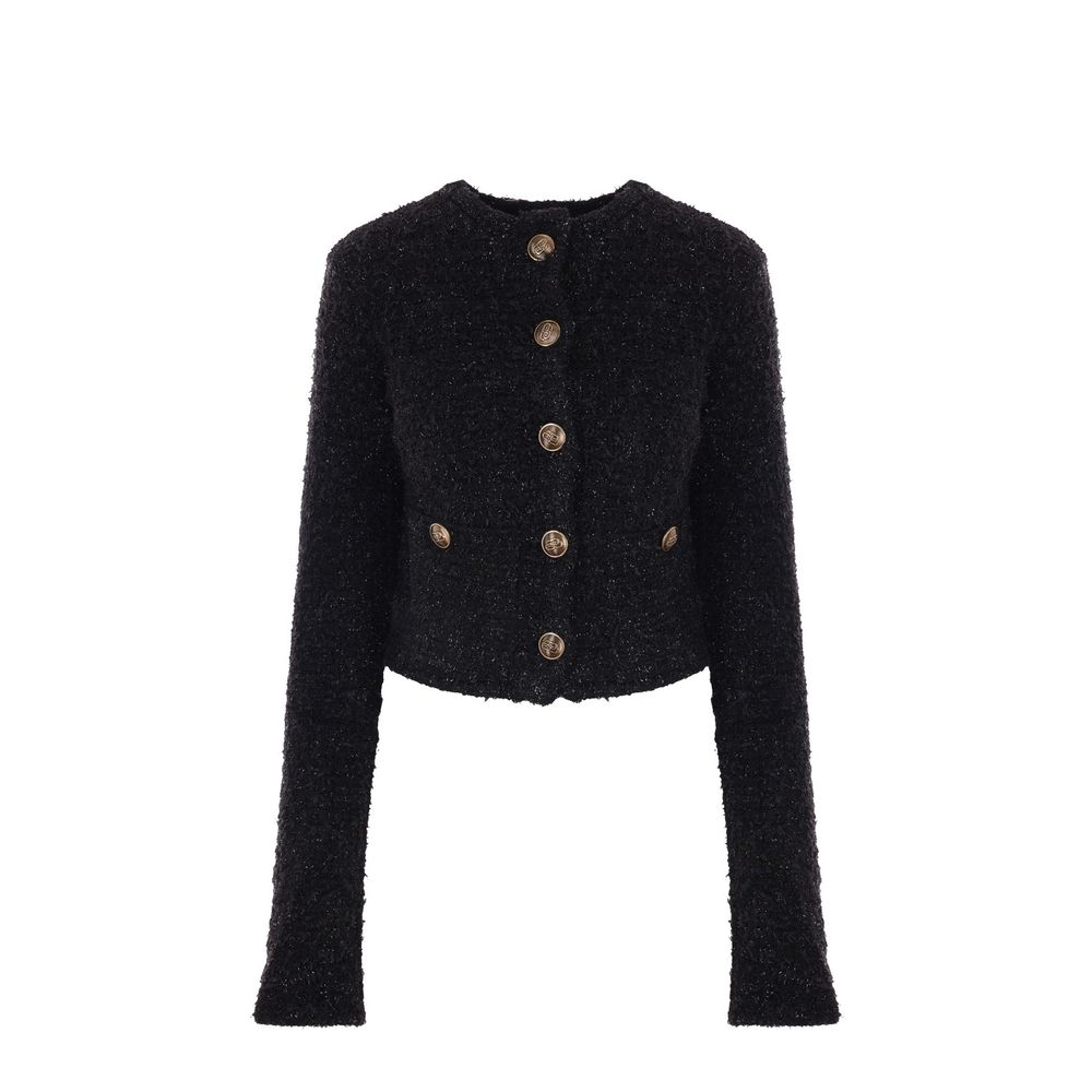Balenciaga Black Cotton Cardigan for Women