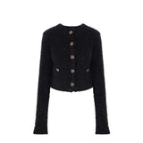 Balenciaga Black Cotton Cardigan for Women