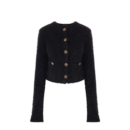 Balenciaga Black Cotton Cardigan for Women