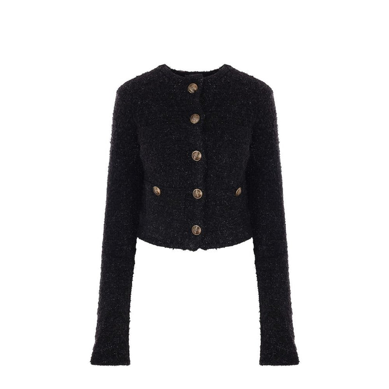 Balenciaga Black Cotton Cardigan for Women
