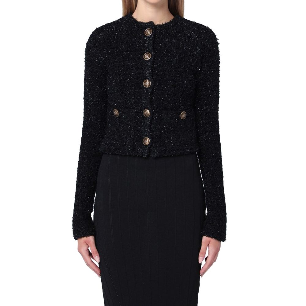 Balenciaga Black Cotton Cardigan for Women