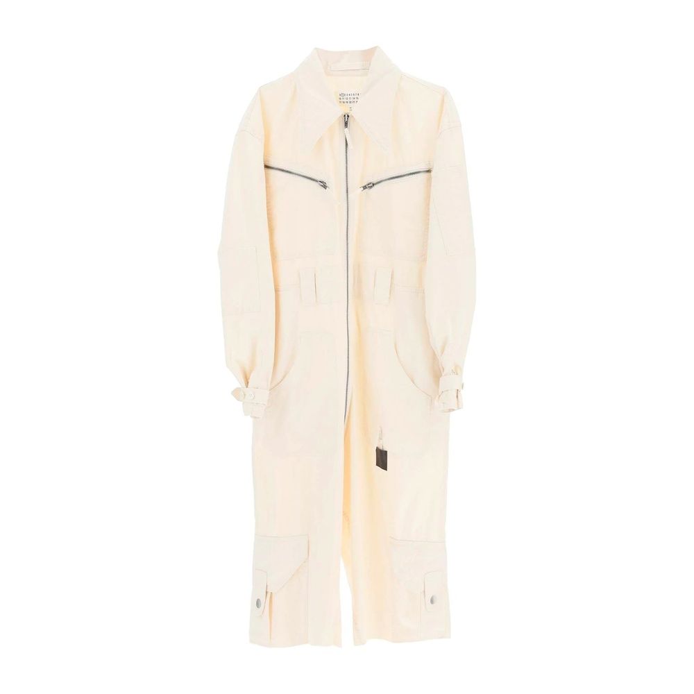 Maison Margiela White Cotton Jumpsuit for Women
