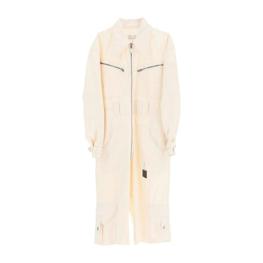 Maison Margiela White Cotton Jumpsuit for Women