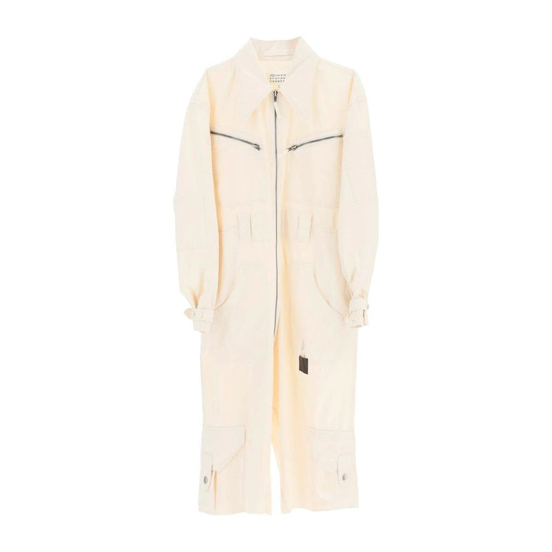 Maison Margiela White Cotton Jumpsuit for Women